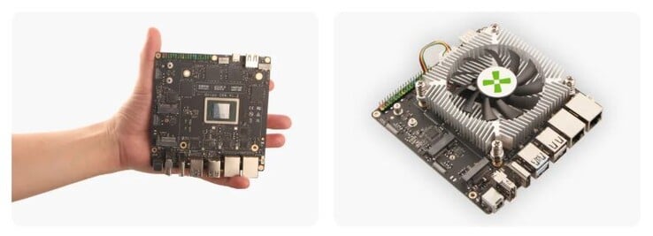O computador de placa única funciona melhor com resfriamento ativo (Fonte da imagem: Radxa)