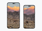 O iPhone 14 Pro com sua curiosa barra de câmera. (Fonte de imagem: @aaple_lab)