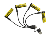Bateria recarregável de íons de lítio NH2400 da Nitecore (Fonte da imagem: Nitecore)