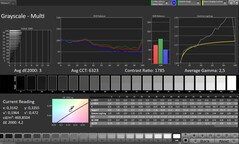 CalMAN Grayscale (Escala de cinza)