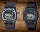 Os novos relógios Standard da Casio incluem o W220HF-8AV (à esquerda) e o W220H-1A3V (à direita). (Fonte da imagem: Casio)