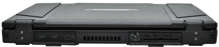 2 x Thunderbolt 4, HDMI, RJ45-LAN, leitor de cartão SIM (opcional), microSD-Steckplatz, leitor de Smartcard (opcional)
