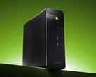 O Evo-X5 Pro é um pouco mais acessível que o Minisforum MS-S1 Max-P495. Na imagem: uma foto promocional que mostra a parte frontal do mini PC.