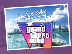 O banner do GTA 6 Vice City com o logotipo é mostrado (Fonte da imagem: Rockstar Games com edições)