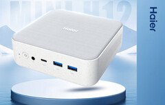 O mini PC Haier Yunyue mini H12 faz sua estreia na China (Fonte da imagem: JD.com [editado])