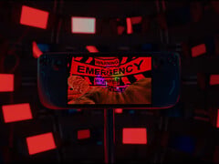 A coleção Indie Fears atualizada contém a maioria dos jogos que faziam parte do pacote do ano passado. Na imagem: o Steam Deck rodando o jogo “Mouthwashing” (editado).