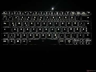 Luz de fundo do teclado