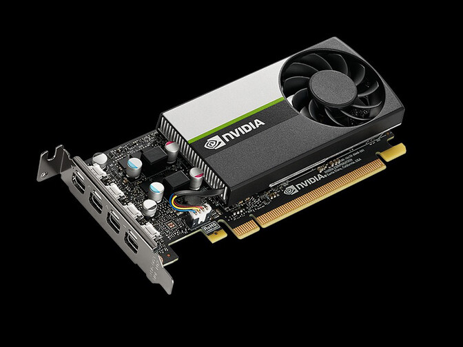 Placa gráfica NVIDIA T1000 para estações de trabalho lançada com