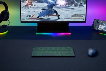 Teclado para jogos Razer Joro no desktop (Fonte da imagem: Razer)
