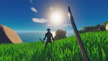 Uma imagem mostrando um pirata em Salt 2: Shores of Gold.