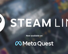 O Steam Link é outra forma de jogar os jogos do Steam VR nos recentes headsets Quest VR. (Fonte da imagem: Valve & Meta - editado)