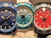 Da esquerda para a direita (na foto): Seiko Prospex SPB543J, SPB539J e SPB541J. (Fonte da imagem: @SeikoLeaks no YouTube - editado)