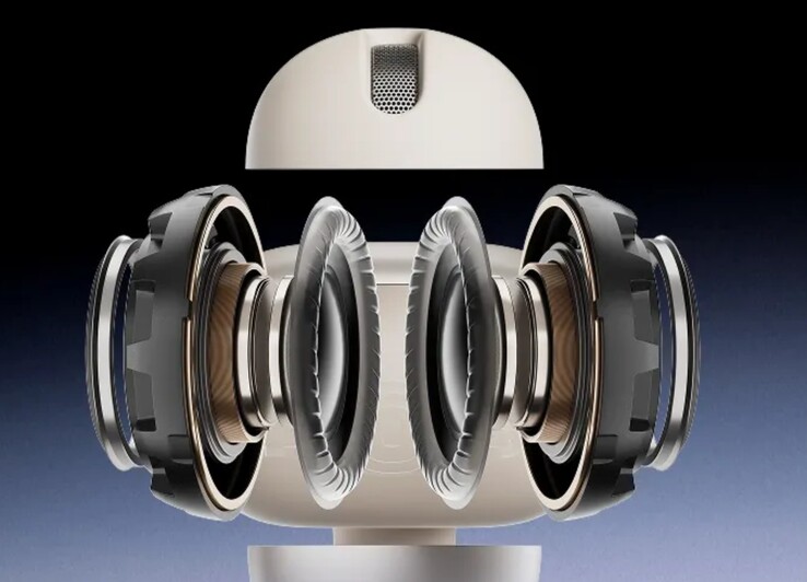 Cada fone de ouvido Shokz OpenDots ONE usa a tecnologia Bassphere de driver duplo para reproduzir o potente Dolby Audio. (Fonte da imagem: Shokz)