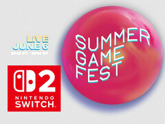 Banner do Summer Game Fest 2025 com o logotipo do Switch 2 (Fonte da imagem: Steam, Nintendo of America com edições)