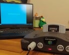 Uma captura de tela do Windows CE 2.11 em execução em um Nintendo 64