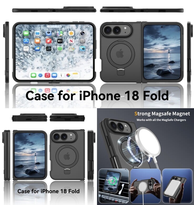 O fabricante da capa chama o iPhone dobrável de