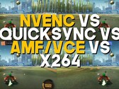 A AMF da AMD está agora a uma distância surpreendente de seus concorrentes, graças à reintrodução dos quadros B. (Fonte de imagem: EposVox no Youtube)