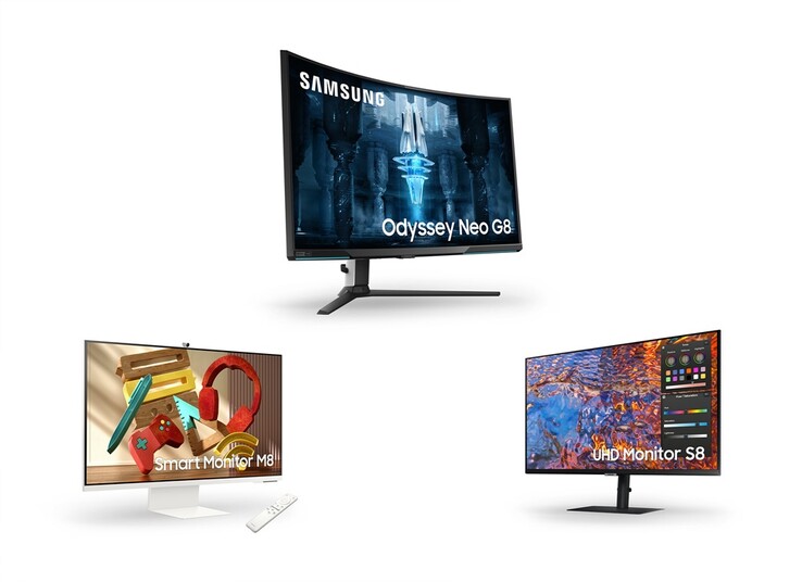 A Samsung pré-visualiza 3 de seus mais recentes monitores. (Fonte: Samsung Newsroom)