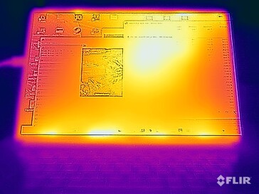 Teste de estresse de temperatura da superfície (frente)