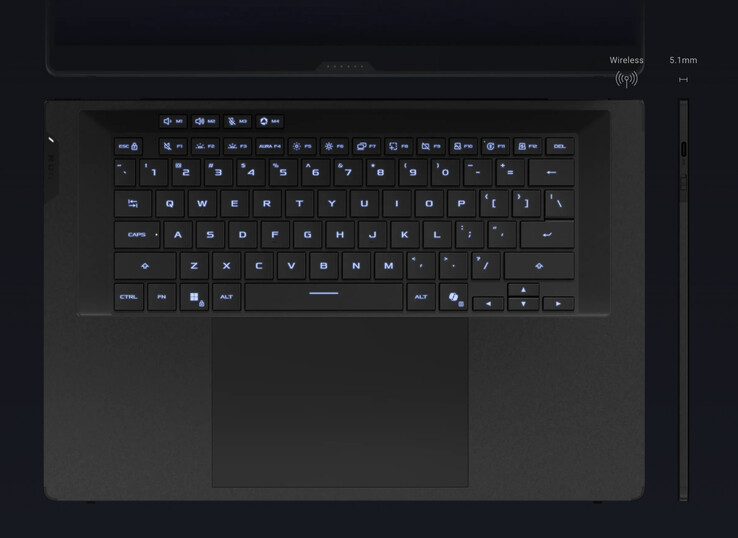 O ROG Zephyrus Duo (2026) GX651 fornece até 150 W TGP para uma GPU de laptop RTX 5090.