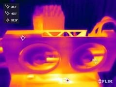 Sapphire Pulse AMD Radeon RX 7700 XT vs. teste de estresse