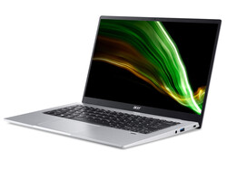 O Acer Swift 1 SF114-34-P6U1, fornece cortesia de: notebooksbillger.de