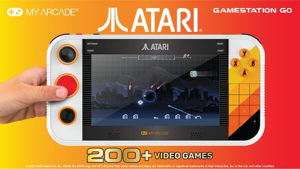 O Atari Gamestation Go iluminará os melhores controles necessários para jogar um jogo. (Fonte da imagem: My Arcade)