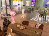 Uma captura de tela no jogo do Avakin Life.