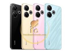 O Redmi 13 4G se assemelha muito a outros smartphones recentes da Xiaomi Redmi. (Fonte da imagem: PassionateGeekz)