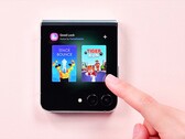 O Samsung Galaxy Z Flip5 recebe uma série de novos aplicativos para a tela secundária. (Imagem: Samsung)