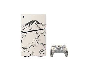 O bundle e o controle PS5 Black Ghost of Yotei Limited Edition estarão disponíveis exclusivamente na PS Direct. (Fonte da imagem: PlayStation)