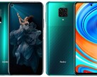 Rivals like the Honor 20 Pro and Redmi Note 9 Pro could soon be stablemates. (Image source: Honor/Xiaomi - edited)