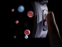 Dois sensores LED podem ser vistos no breve vídeo teaser da Huawei. (Fonte da imagem: Huawei) 