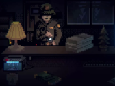 Em Last Report, os jogadores assumem o papel de um guarda florestal no turno da noite. Na foto, uma captura de tela do jogo. (Fonte da imagem: Steam)