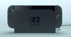 O Nintendo Switch 2 acoplado (Fonte da imagem: Nintendo)