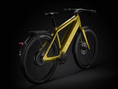 O Stromer ST7 tem um sistema de câmbio eletrônico Pinion e uma velocidade máxima de 45 kph (~28 mph). (Fonte da imagem: Stromer)