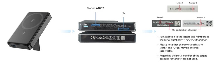 O Anker MagGo Power Bank 10K (A1652) foi afetado. (Fonte da imagem: Anker)