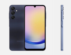 O Samsung Galaxy A25 em uma de suas três cores de lançamento. (Fonte da imagem: WinFuture &amp;amp; Roland Quandt)