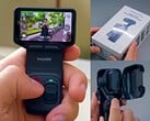 Insta360 Luna Ultra com a capa protetora.