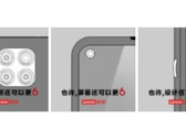 Os novos teasers de dispositivos móveis da Lenovo. (Fonte: Weibo)
