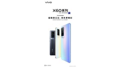 A Vivo lançará os X60s em breve. (Fonte: Weibo)