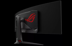 O ROG Swift OLED PG49WCD tem 49 polegadas, o que o torna um verdadeiro gigante. (Fonte da imagem: ASUS)