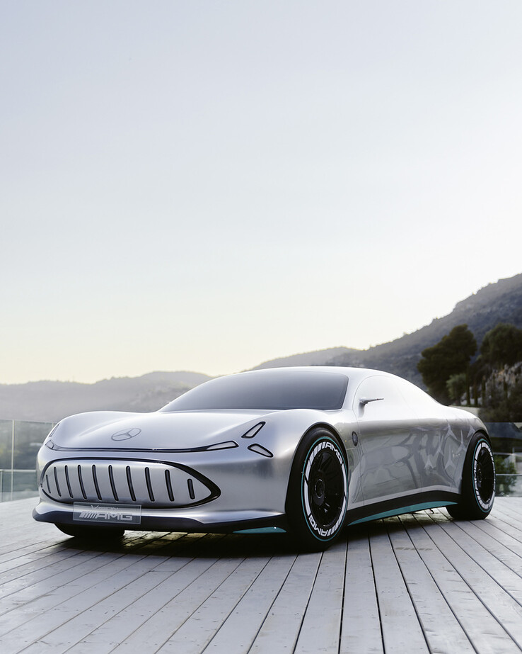 O Mercedes Vision AMG concept car. (Fonte de imagem: Mercedes-AMG)
