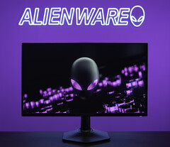 O Alienware AW2725DF conta com a tecnologia QD-OLED, assim como seu irmão maior. (Fonte da imagem: Dell)