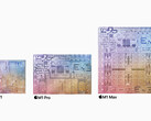 Apple utilizou tecido de silicone de interconexão para aumentar a escala da M1 para a M1 Pro e M1 Max. (Imagem: Apple)