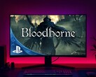 Versão para PC de Bloodborne vista no monitor de jogos (Fonte da imagem: Sony PlayStation com edições)