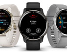 O Venu 2 Plus está disponível em três cores. (Fonte da imagem: Garmin)