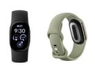 O Fitbit Edge em Obsidiana e Verde-oliva.