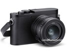 A Leica Q3 Monochrom não tem o logotipo vermelho da Leica (Fonte da imagem: LeicaRumors)