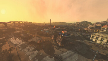 Imagem de Long 15 - NCR Expansion mostrando uma cidade. (Fonte da imagem: ToxicWhiteout - Nexus Mods)